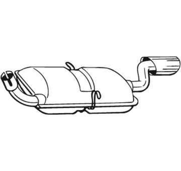 Zadní tlumič výfuku BOSAL 235-193