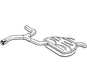 Zadní tlumič výfuku BOSAL 235-195