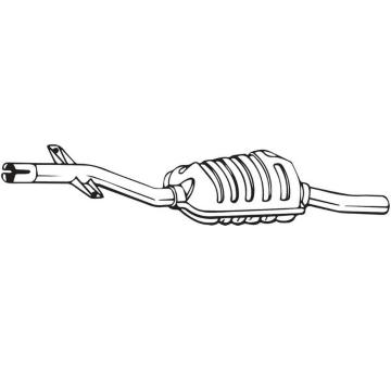 Střední tlumič výfuku BOSAL 247-045