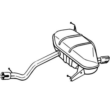 Zadní tlumič výfuku BOSAL 247-195