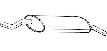 Zadní tlumič výfuku BOSAL 247-913