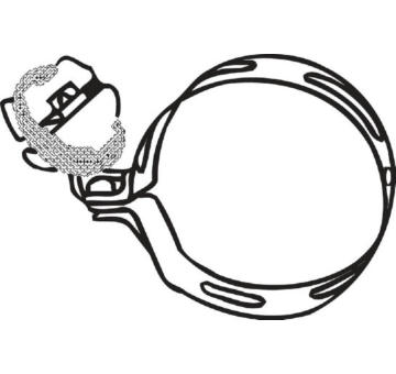 Drzak, vyfukovy system BOSAL 254-909