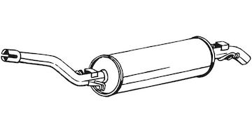 Zadní tlumič výfuku BOSAL 278-013