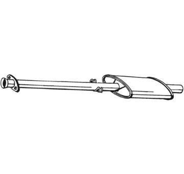 Stredni tlumic vyfuku BOSAL 278-021