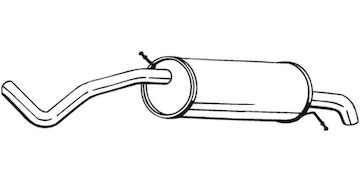 Zadní tlumič výfuku BOSAL 278-233