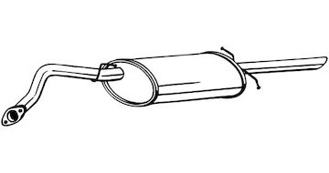 Zadní tlumič výfuku BOSAL 278-875