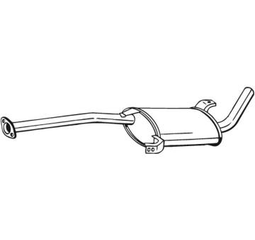 Střední tlumič výfuku BOSAL 279-125