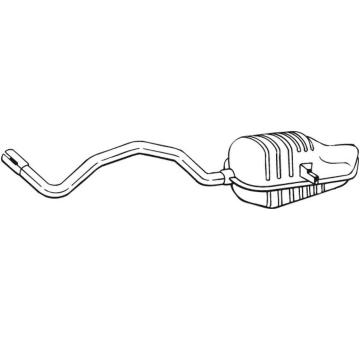 Zadní tlumič výfuku BOSAL 279-431
