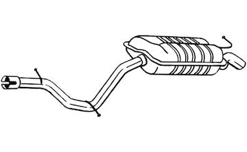 Zadní tlumič výfuku BOSAL 279-615