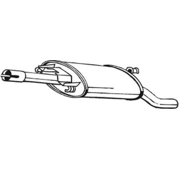 Zadní tlumič výfuku BOSAL 279-653