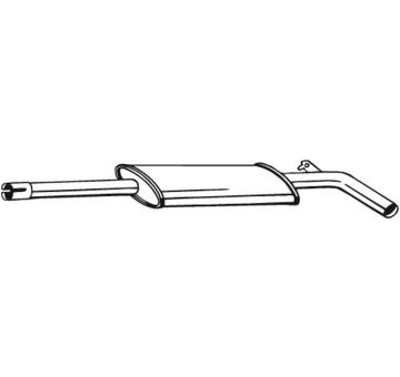 Stredni tlumic vyfuku BOSAL 280-279