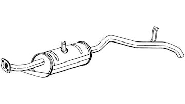 Zadni tlumic vyfuku BOSAL 280-007