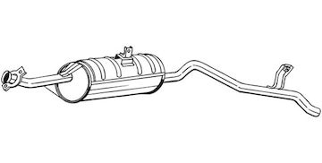 Zadní tlumič výfuku BOSAL 280-025