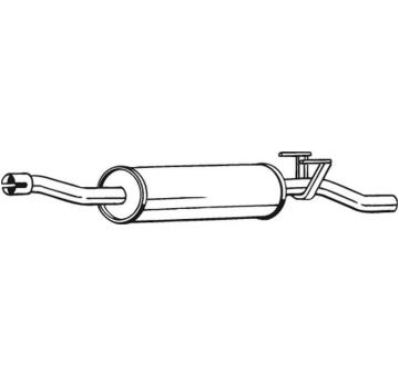 Stredni tlumic vyfuku BOSAL 280-171