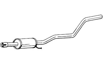 Střední tlumič výfuku BOSAL 280-299