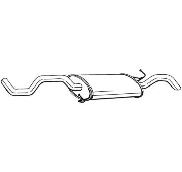 Zadni tlumic vyfuku BOSAL 281-373