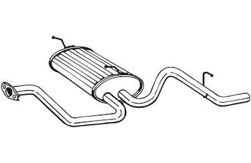 Zadní tlumič výfuku BOSAL 281-385