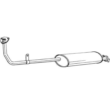 Predný tlmič výfuku BOSAL 281-691