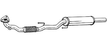 Predni tlumic vyfuku BOSAL 281-769