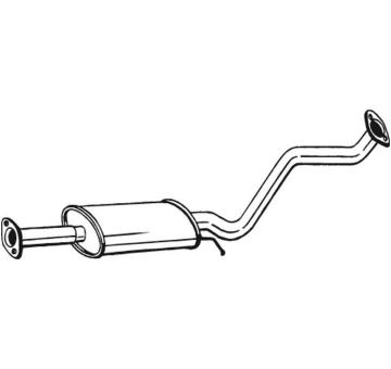 Střední tlumič výfuku BOSAL 281-841