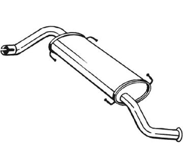 Zadní tlumič výfuku BOSAL 281-859