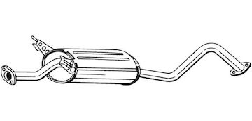 Stredni tlumic vyfuku BOSAL 281-865