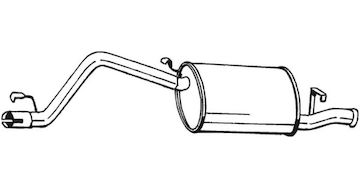 Zadní tlumič výfuku BOSAL 282-179