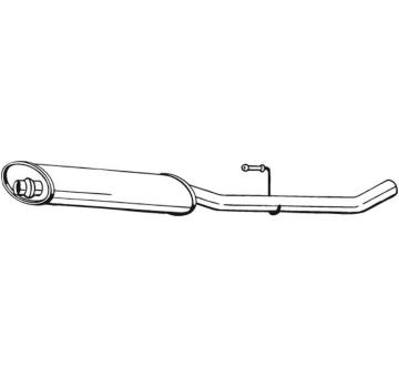 Střední tlumič výfuku BOSAL 282-331