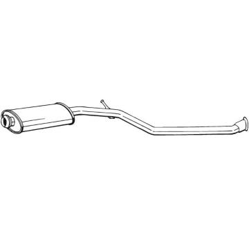 Stredni tlumic vyfuku BOSAL 282-335