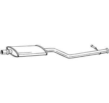 Střední tlumič výfuku BOSAL 282-337