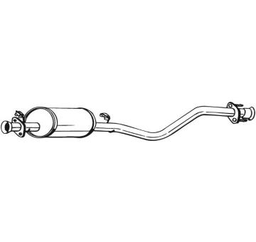 Střední tlumič výfuku BOSAL 282-855