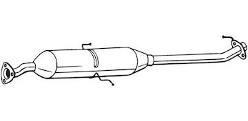 Střední tlumič výfuku BOSAL 282-955