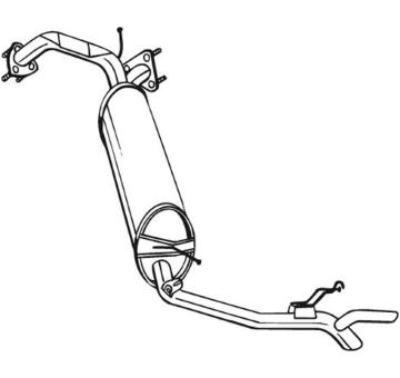 Koncový tlmič výfuku BOSAL 282-975