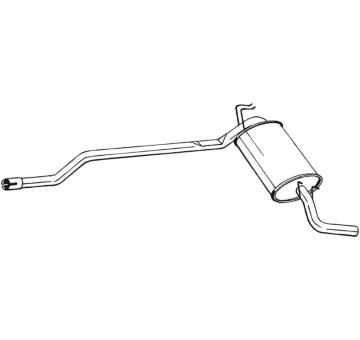 Zadní tlumič výfuku BOSAL 283-073