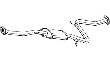 Stredni tlumic vyfuku BOSAL 283-557