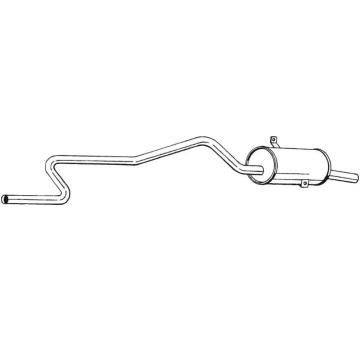 Zadní tlumič výfuku BOSAL 283-701