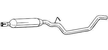 Střední tlumič výfuku BOSAL 283-937