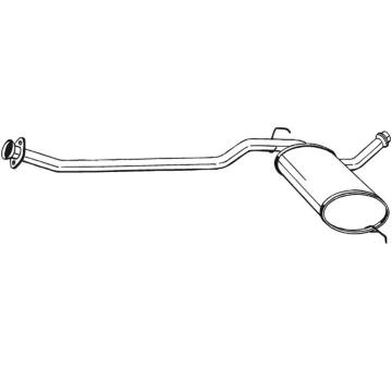 Střední tlumič výfuku BOSAL 284-321