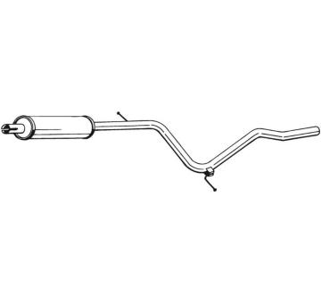 Stredni tlumic vyfuku BOSAL 284-357