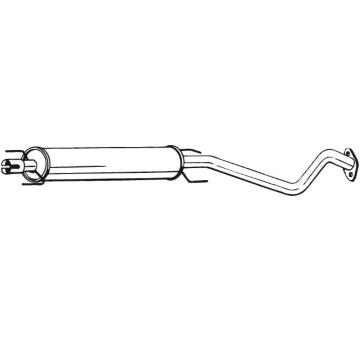 Stredni tlumic vyfuku BOSAL 284-633