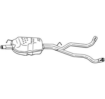 Střední tlumič výfuku BOSAL 284-391