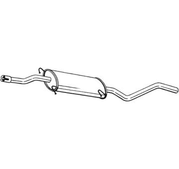 Stredni tlumic vyfuku BOSAL 287-433