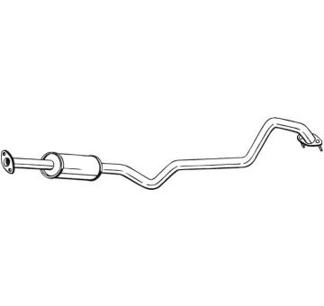 Stredný tlmič výfuku BOSAL 285-073