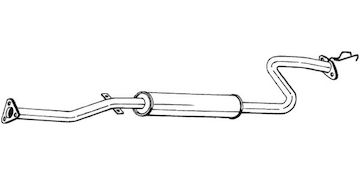 Střední tlumič výfuku BOSAL 285-129