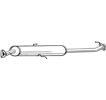 Střední tlumič výfuku BOSAL 285-281