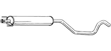 Střední tlumič výfuku BOSAL 285-313