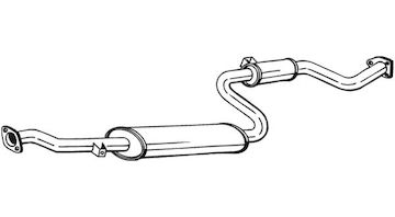 Střední tlumič výfuku BOSAL 285-761