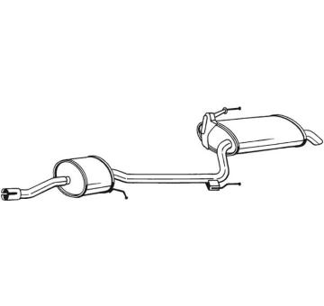 Zadní tlumič výfuku BOSAL 285-371