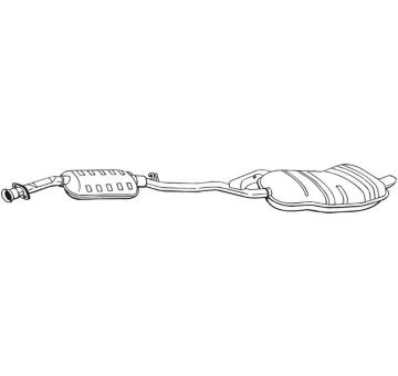 Zadní tlumič výfuku BOSAL 286-181