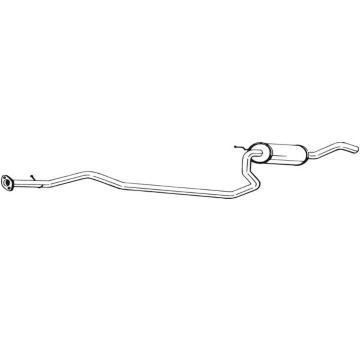 Stredni tlumic vyfuku BOSAL 286-241